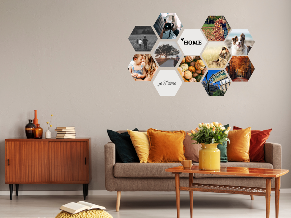 hexagon-wanddecoratie-profotonet-fotomuur