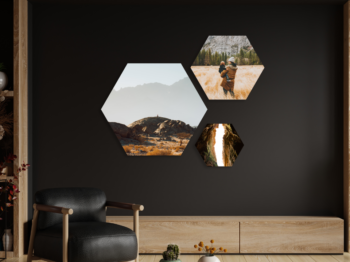 Profotonet-hexagon-ronde-wanddecoraties