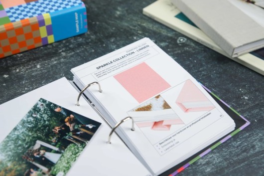 Profotonet Sample Pack for Photo books opened
