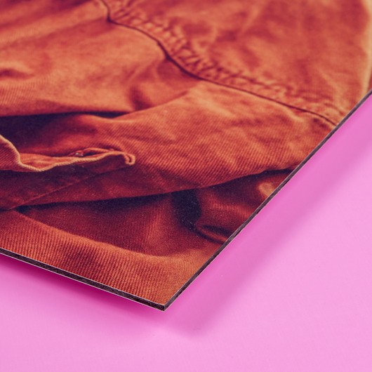 Direktdruck auf Alu-Dibond aus der Ecke