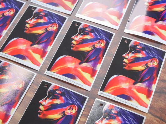 Samplewaaier met verschillende papierstalen