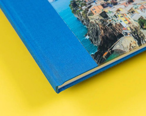 Premium fotoboek acrylglas hoek