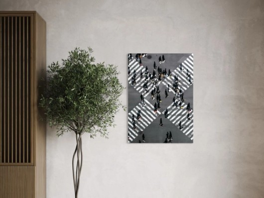 Direct print on brushed aluminium