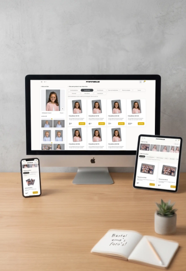Screenshots of the Profotosales platform
