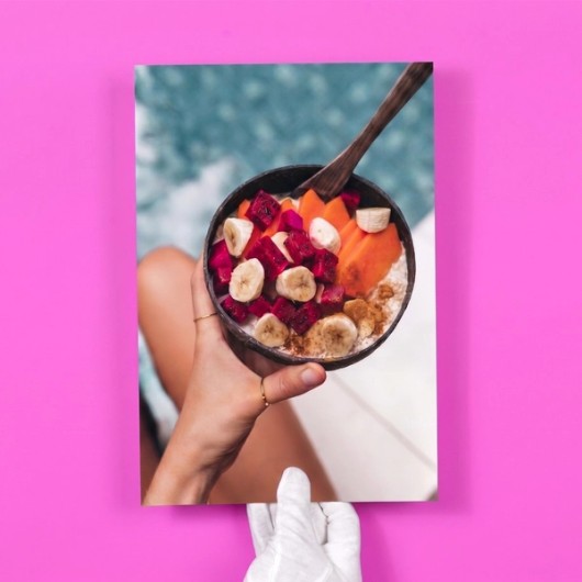 Large format photo print