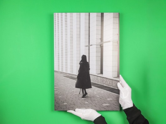Foto op forex dame zwart wit 