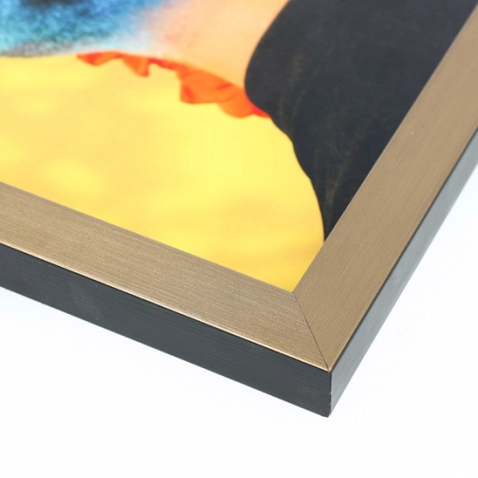 Photo encadrée sans passe-partout