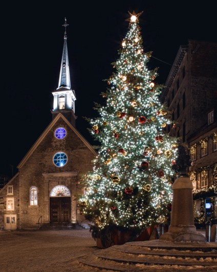 Kerstfoto in het buitenland