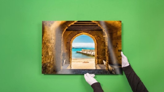 Direct print behind acrylic glass