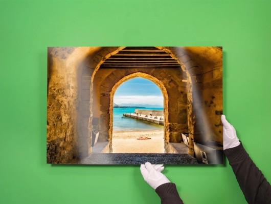 Direct print behind acrylic glass
