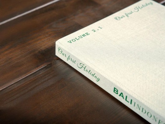 Koffietafelboek Bali vanaf de zijkant