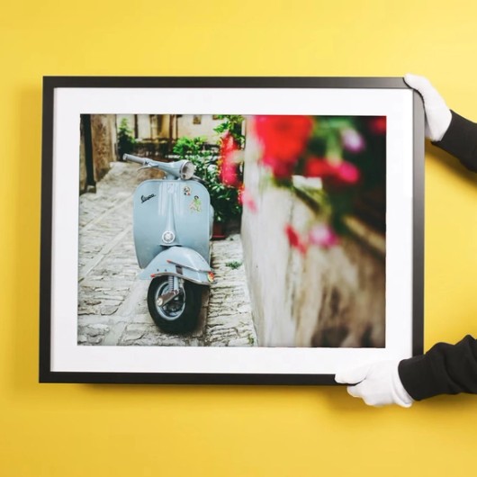 Fine art print in lijst verwerkt