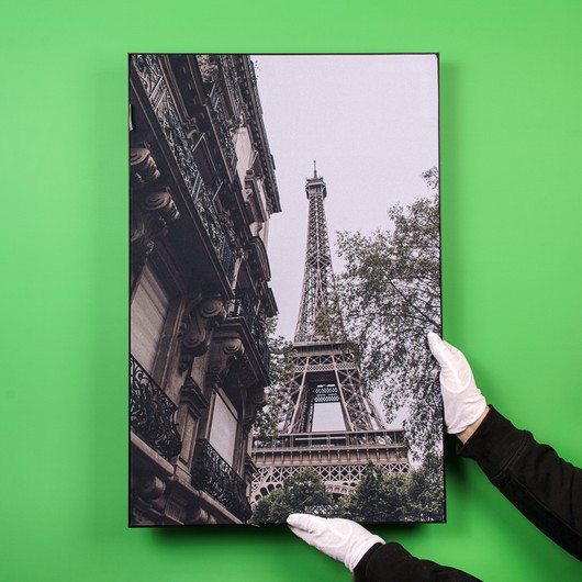 Acoustic Wall Art auf grünem Hintergrund