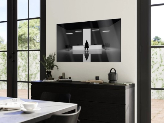 HD Metal Print au-dessus d’un meuble