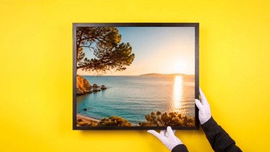 Print in frame