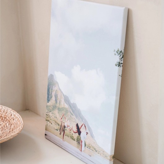 Reisfoto op canvas