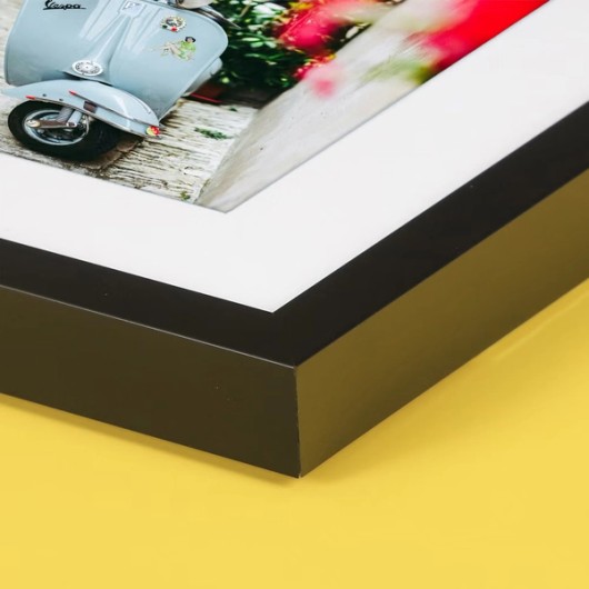 Fine-Art-Print im Rahmen – Eckansicht