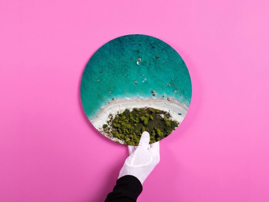 Round photo
