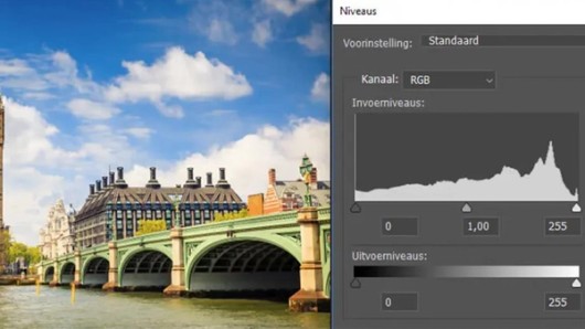 Right-shifted histogram shape