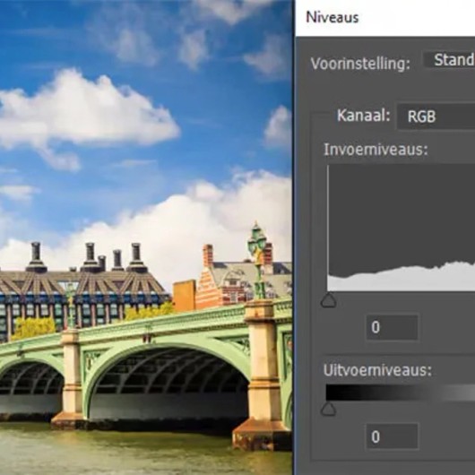 Right-shifted histogram shape