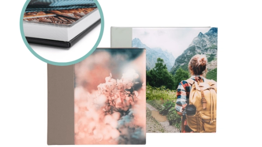 Fotoboek met plexiglas detail