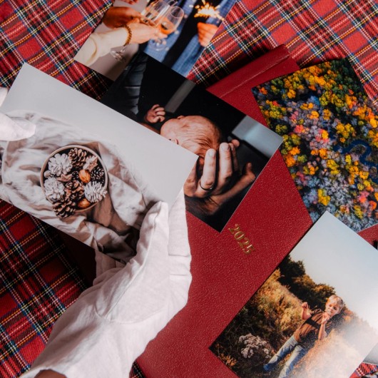 Kerstfoto's op professioneel fotopapier