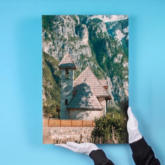Fine art print on aluminium dibond hahnemuhle photorag