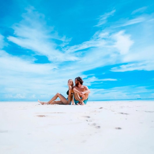 foto op strand