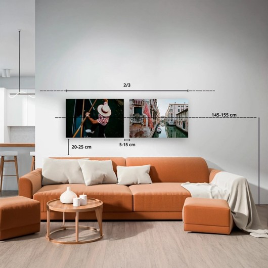 afmetingen wanddecoratie hoogte