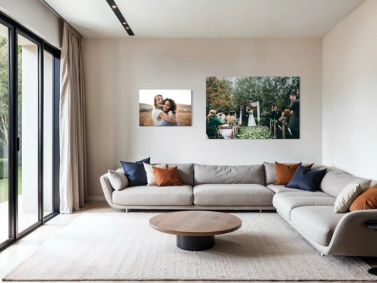 Photo sur toile dans le salon