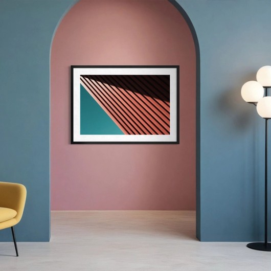 Fine art print met passe partout
