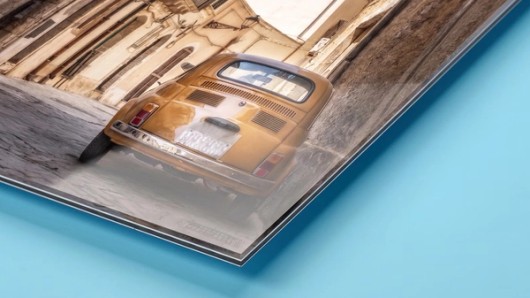 Foto achter plexiglas