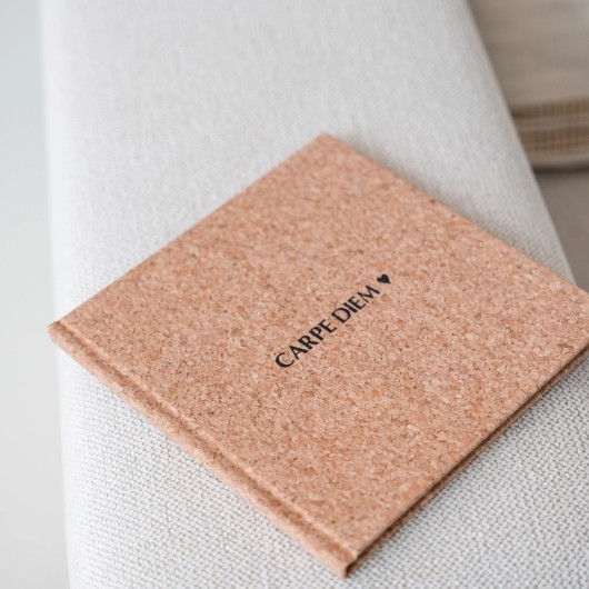 Mini livre photo avec couverture Cork