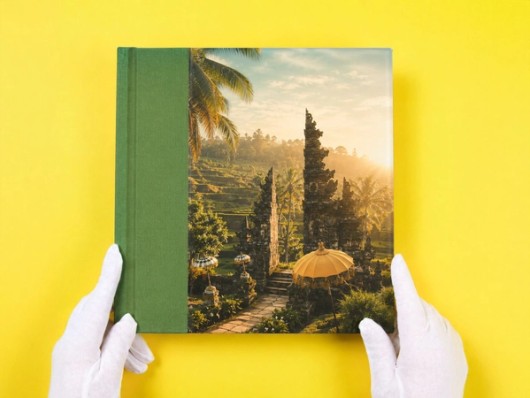 Premium hardcover fotoboek met linnen kaft en embossing