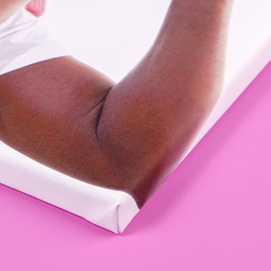 Leinwand in Eckansicht