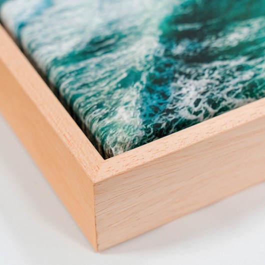 Foto op canvas in lijst