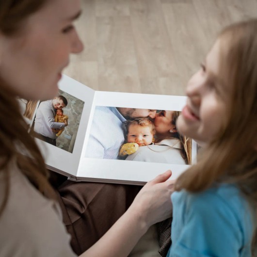 Familienfotos vom vergangenen Jahr