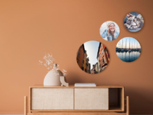 Fotomuur met ronde wanddecoratie | Profotonet